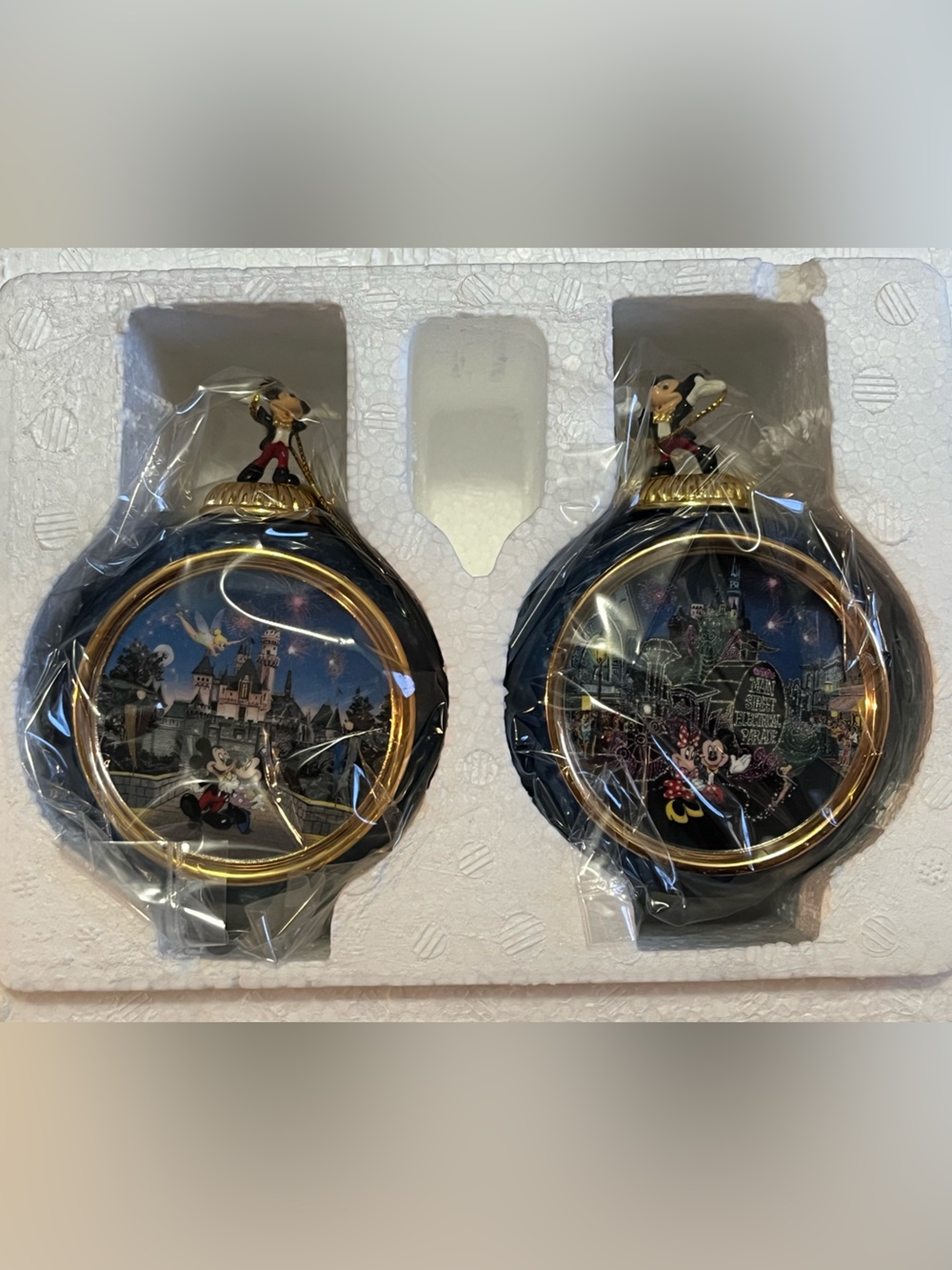 Vintage Disneyland x Bradford Exchange “Celebrating the Magic” Ornaments